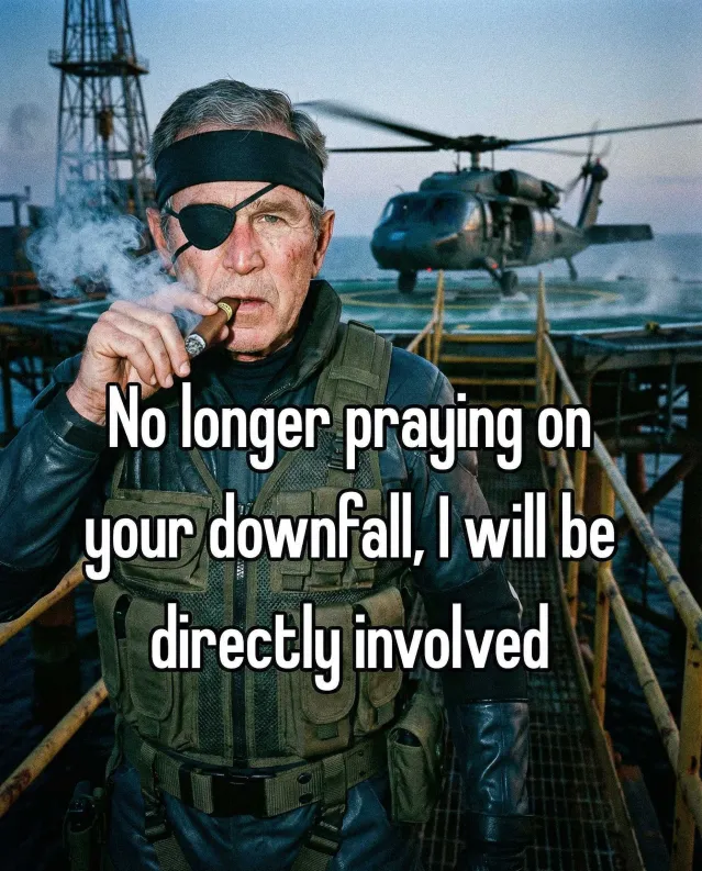 No longer praying on your downfall, i will be directly involved Blank Meme Template