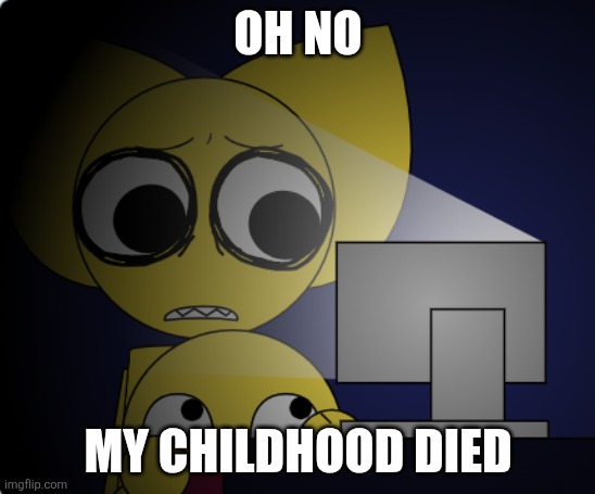 OH NO MY CHILDHOOD DIED | image tagged in retrolio why | made w/ Imgflip meme maker