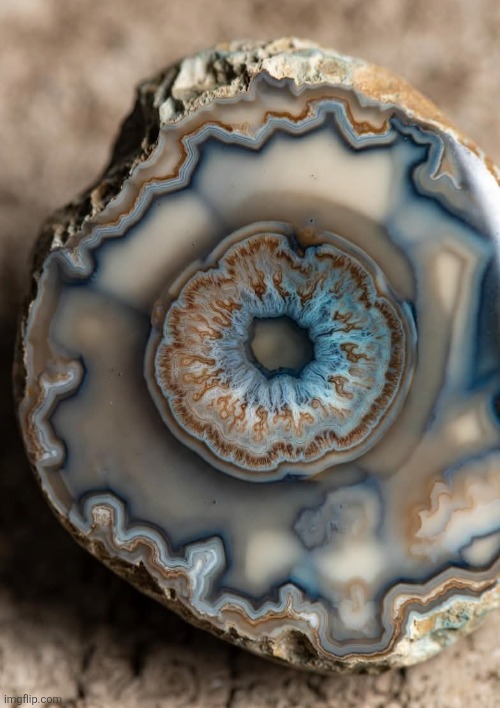 Iris agate | image tagged in iris,agate,natural,stone,beautiful nature,eye | made w/ Imgflip meme maker