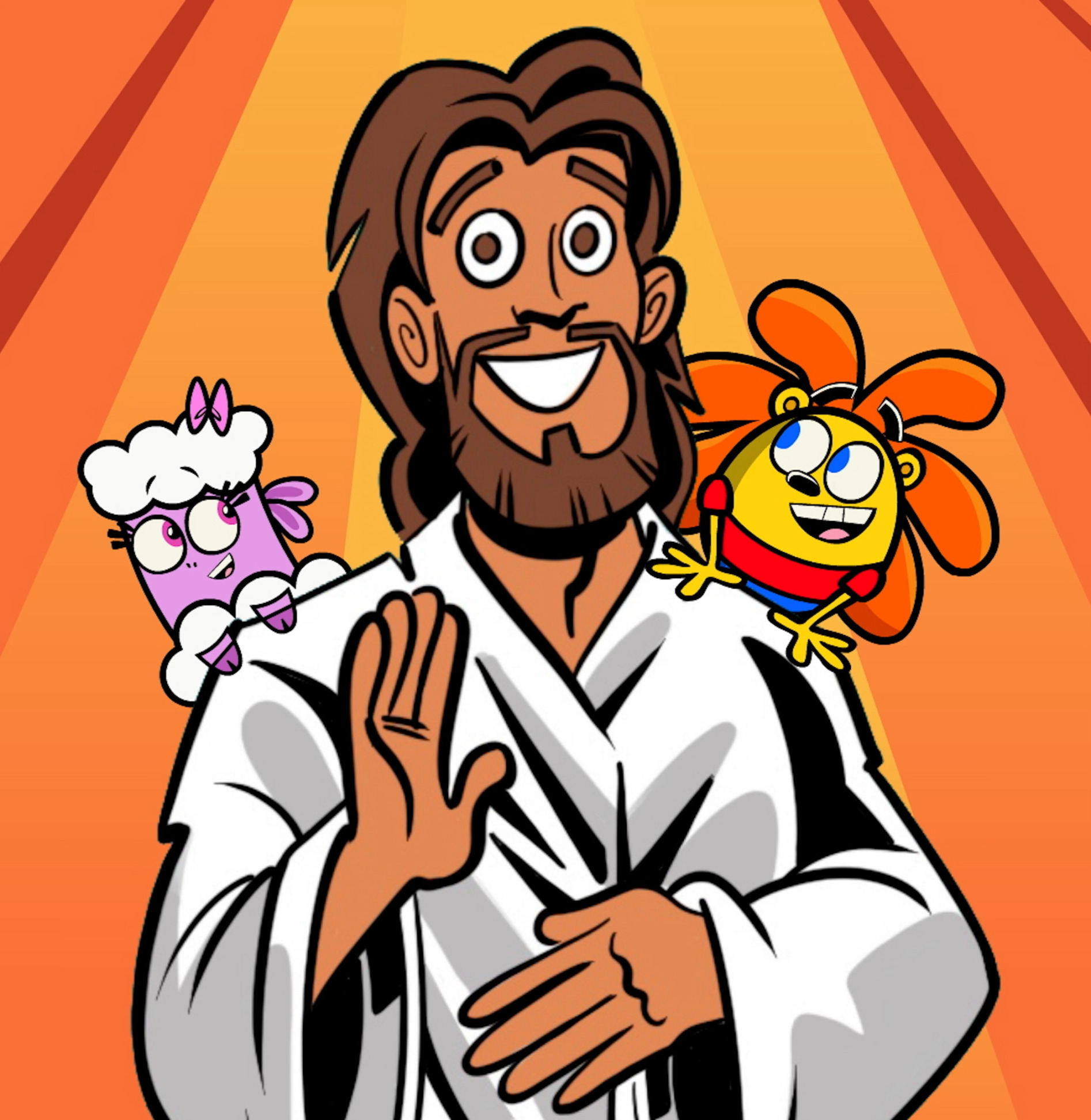 Fairy Odd Parents Jesus Blank Meme Template