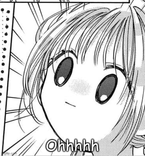 stunned anime girl | Ohhhhh | image tagged in stunned anime girl | made w/ Imgflip meme maker