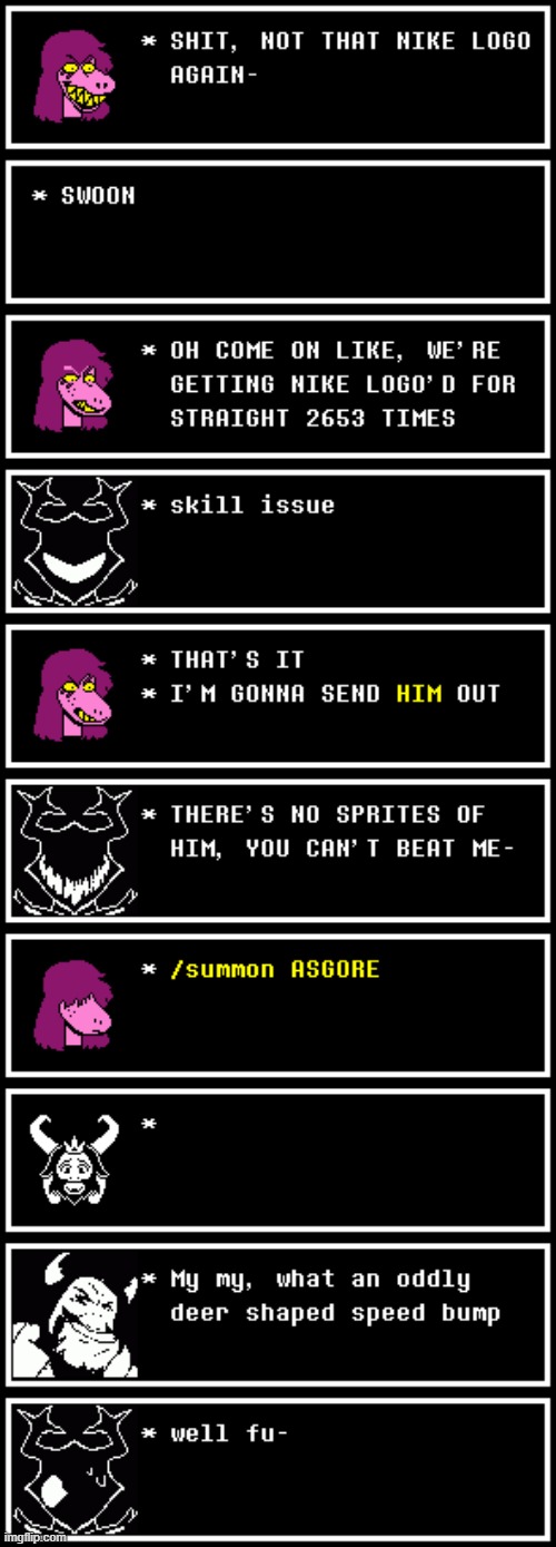 Daily life series, Volume 9, (I forgor the part number) | image tagged in daily life of the understream,deltarune,memes,textbox,driving in my truck | made w/ Imgflip meme maker
