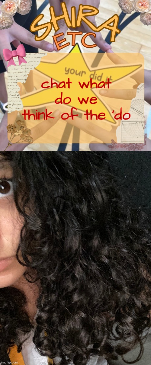chat what do we think of the ‘do | image tagged in shira s best temp | made w/ Imgflip meme maker
