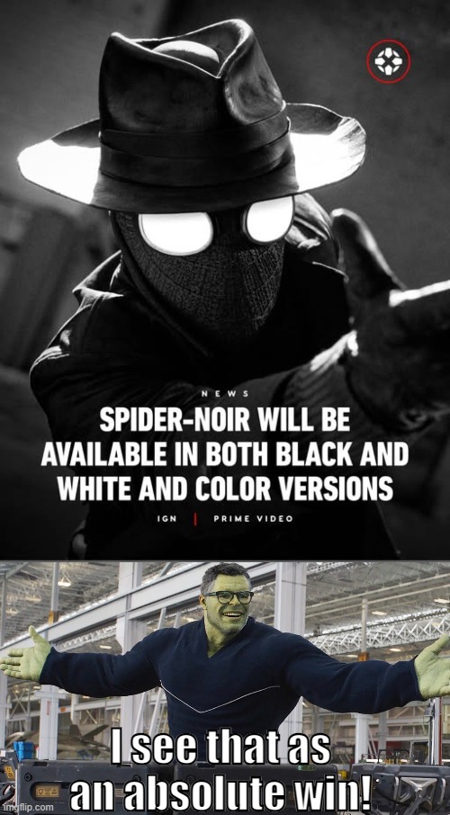 I see it as an absolute win,too! | I see that as an absolute win! | image tagged in marvel cinematic universe,amazon prime | made w/ Imgflip meme maker