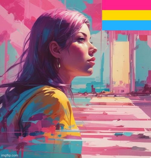 Here's Some Art By Me | image tagged in art,lgbtq,pan | made w/ Imgflip meme maker