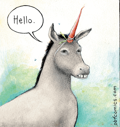 shitty unicorn Blank Meme Template