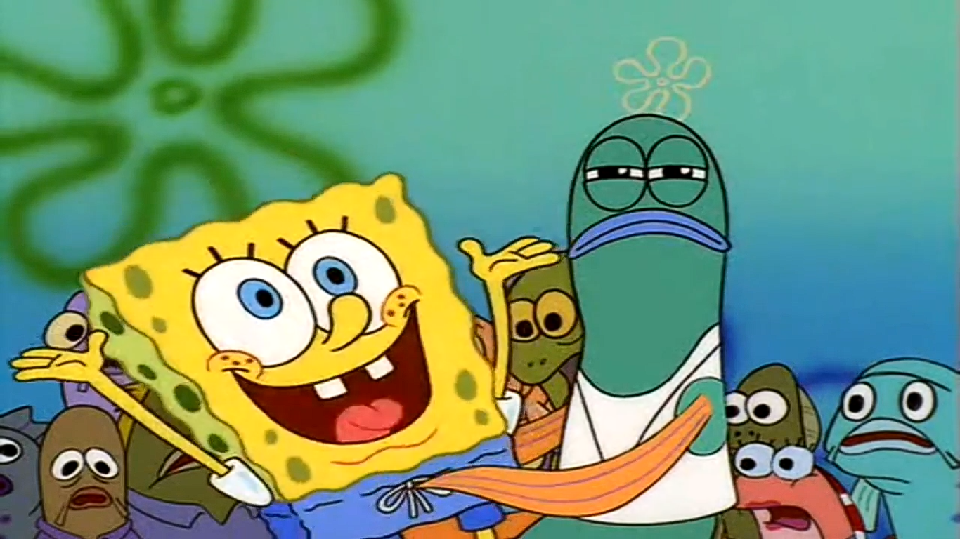 Spongebob Ripped Pants Lifeguard Blank Meme Template