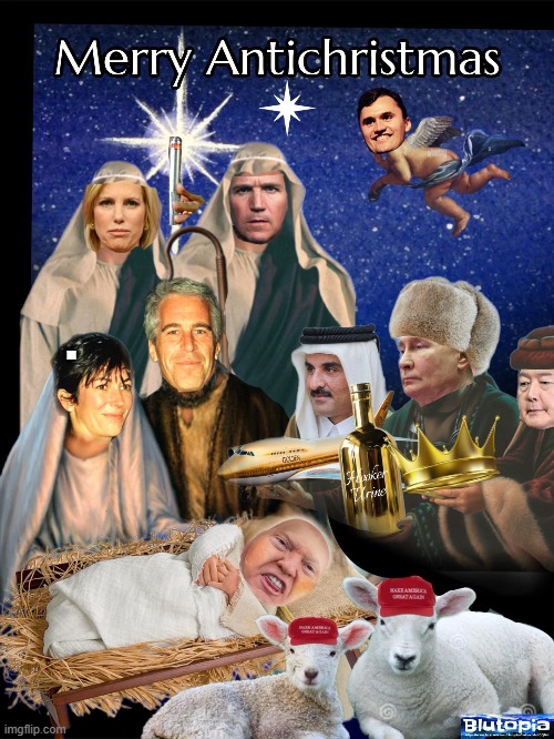 Merry Anti Christmas! | . | image tagged in donald trump,trump,maga,nevertrump,republican,trump supporter | made w/ Imgflip meme maker