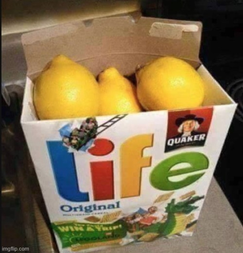 image tagged in when life gives you lemons | made w/ Imgflip meme maker