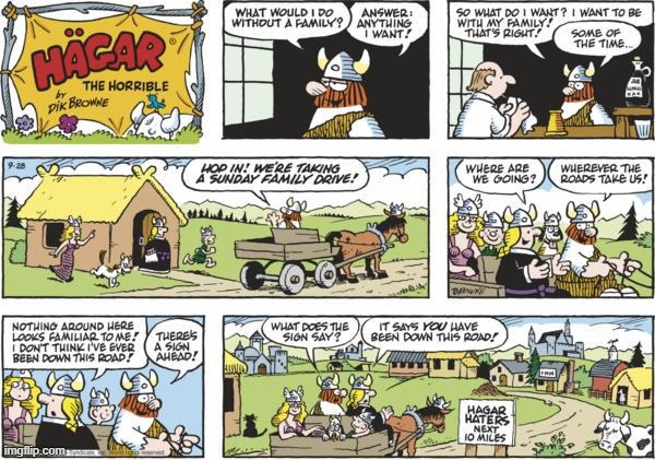 Hagar The Horrible | image tagged in comics | made w/ Imgflip meme maker