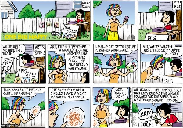 One Big Happy | image tagged in comics | made w/ Imgflip meme maker