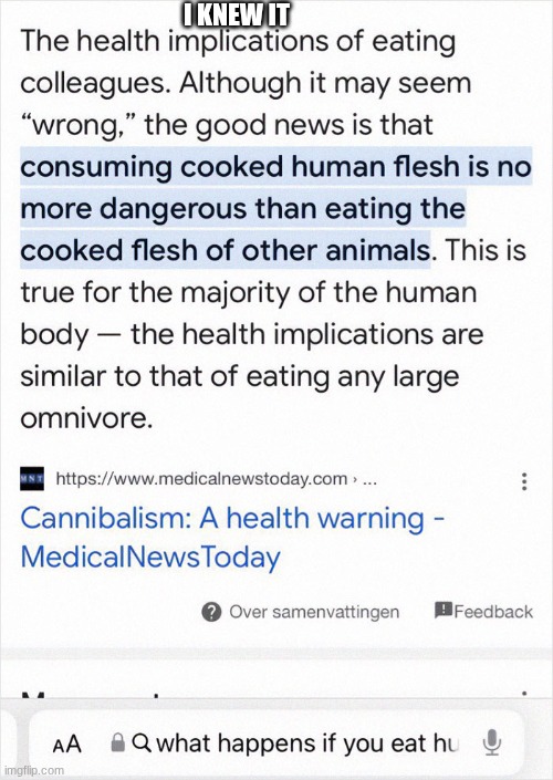 I KNEW IT | made w/ Imgflip meme maker