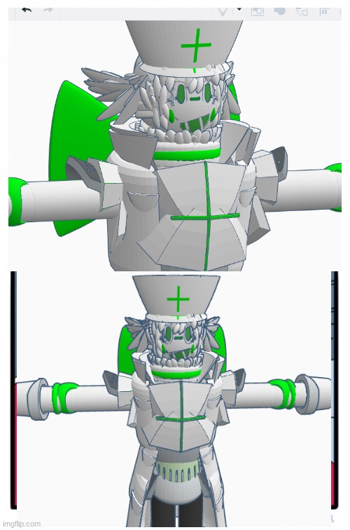 shes done yipe ( before rework ) | image tagged in tinkercad,buh,medic,guh | made w/ Imgflip meme maker