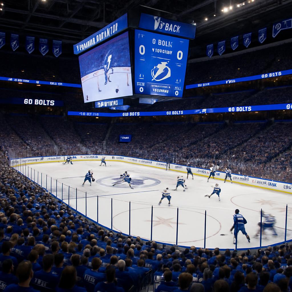 Tampa Bay Lightening game Blank Meme Template