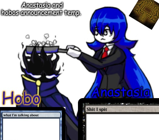 High Quality Anastasia and Hobo's shared temp Blank Meme Template