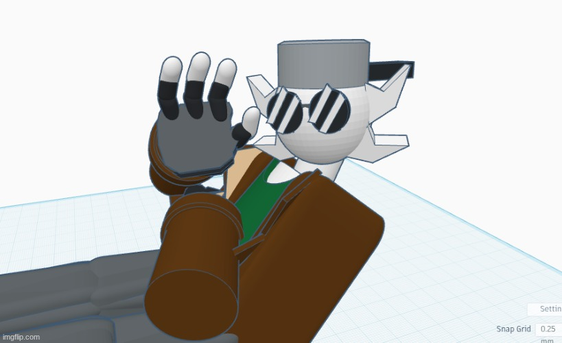 Ducc Luigi (TinkerCad) Blank Meme Template