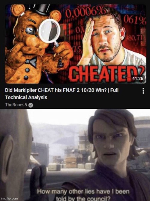 BTW, I don’t hate Markiplier | image tagged in how many other lies have i been told by the council | made w/ Imgflip meme maker