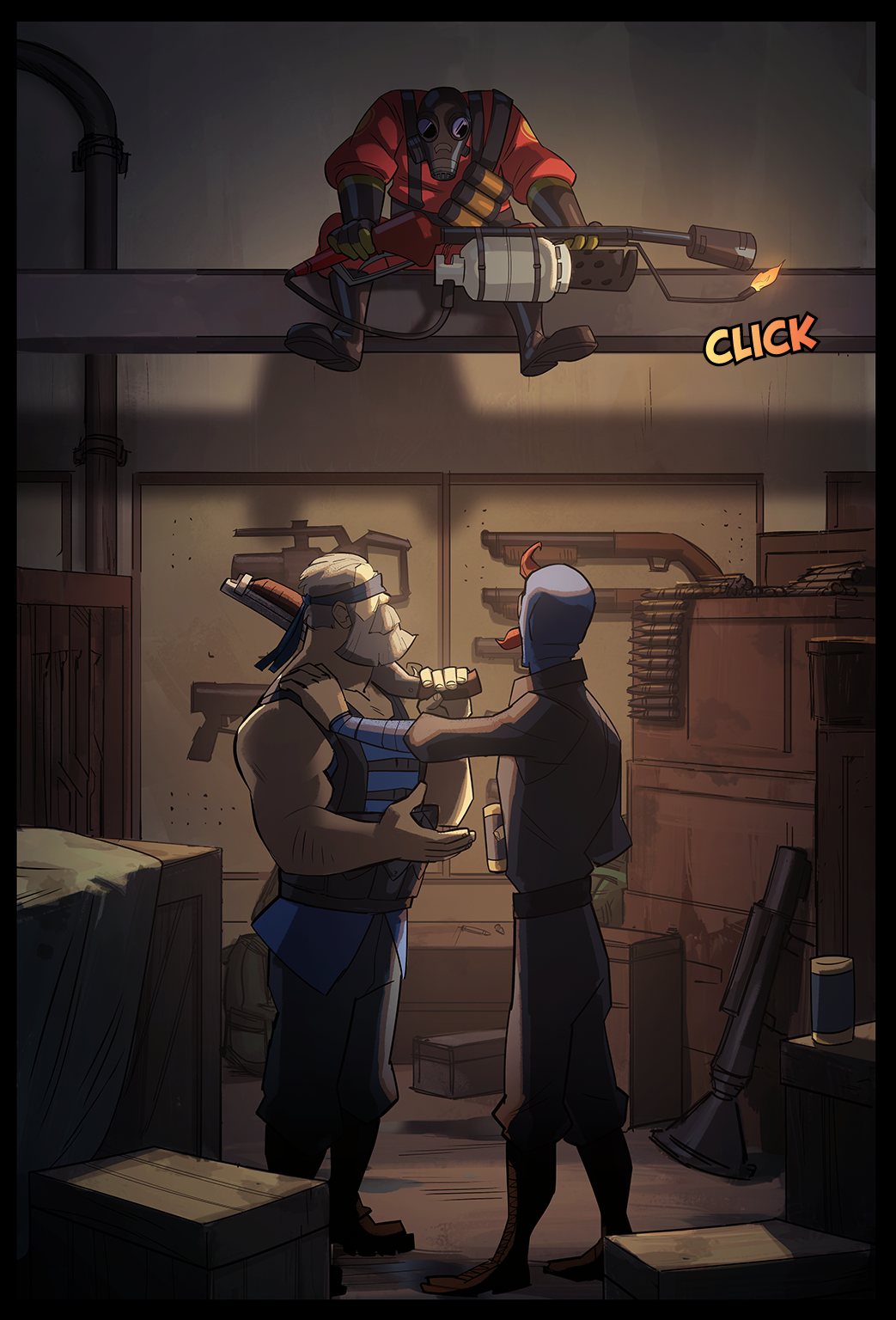 Pyro Tf2 Ambush Blank Meme Template