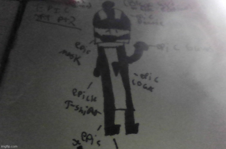 this is a drawing I made two years ago. Might just be one of the goofiest things I've ever seen | made w/ Imgflip meme maker