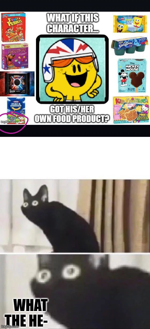 What the hell boi | WHAT THE HE- | image tagged in oh no black cat | made w/ Imgflip meme maker