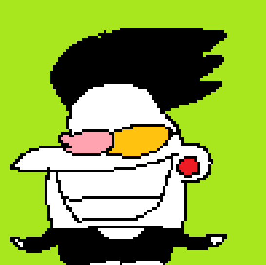 bad pixel drawing spamton Blank Meme Template