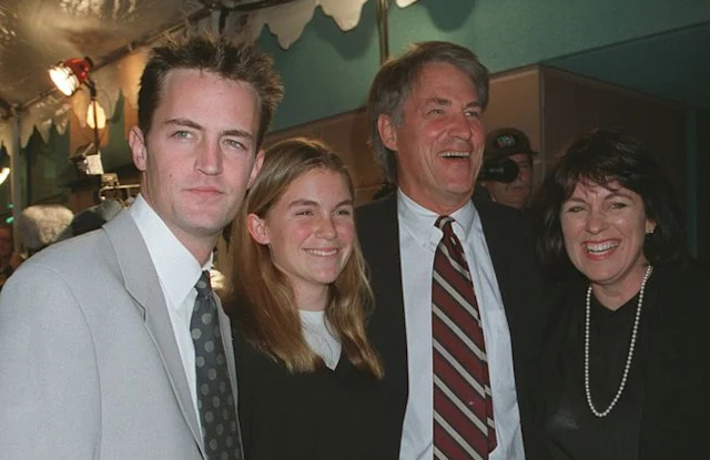 Matthew Perry's family Blank Meme Template