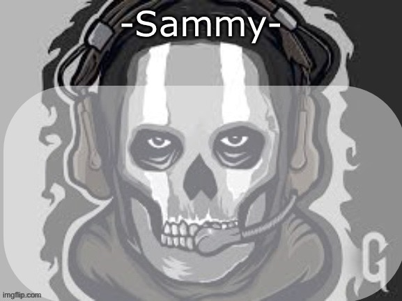 High Quality Sammy announcement temp Blank Meme Template