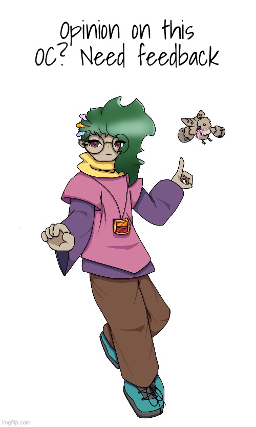 Latest render of Takeo, he's such a skrunkly | Opinion on this OC? Need feedback | image tagged in e | made w/ Imgflip meme maker