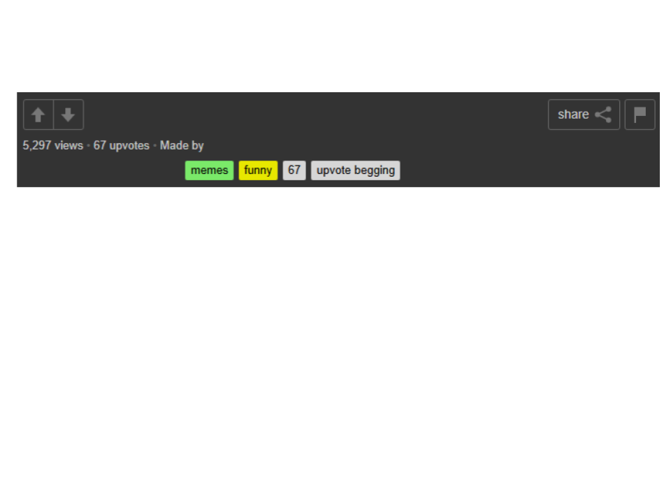 67 Upvotes Blank Meme Template