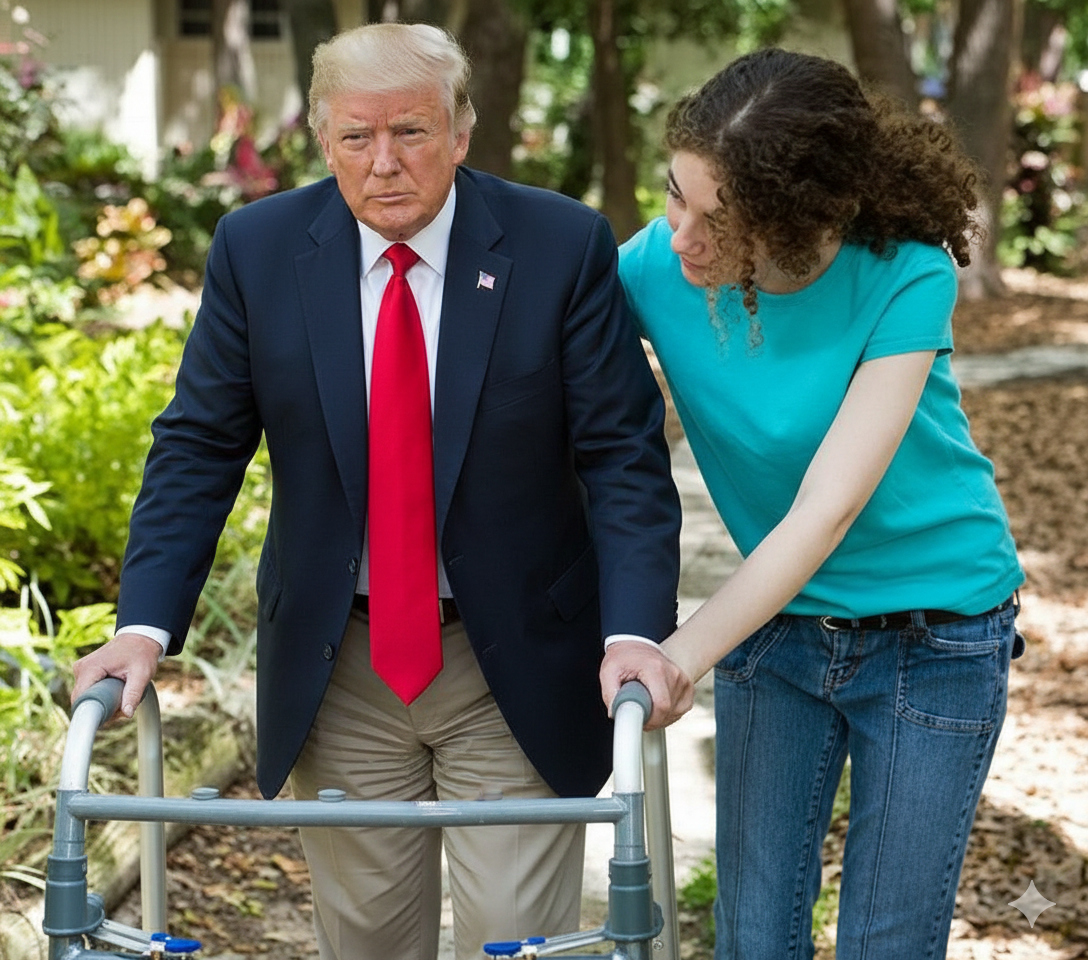 Sure, Grandpa Trump Blank Meme Template
