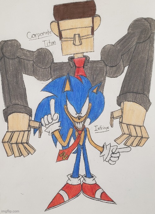 PLUG&PLAY | image tagged in horrorbrew,sonic the hedgehog,nintendo,sega,drawing | made w/ Imgflip meme maker