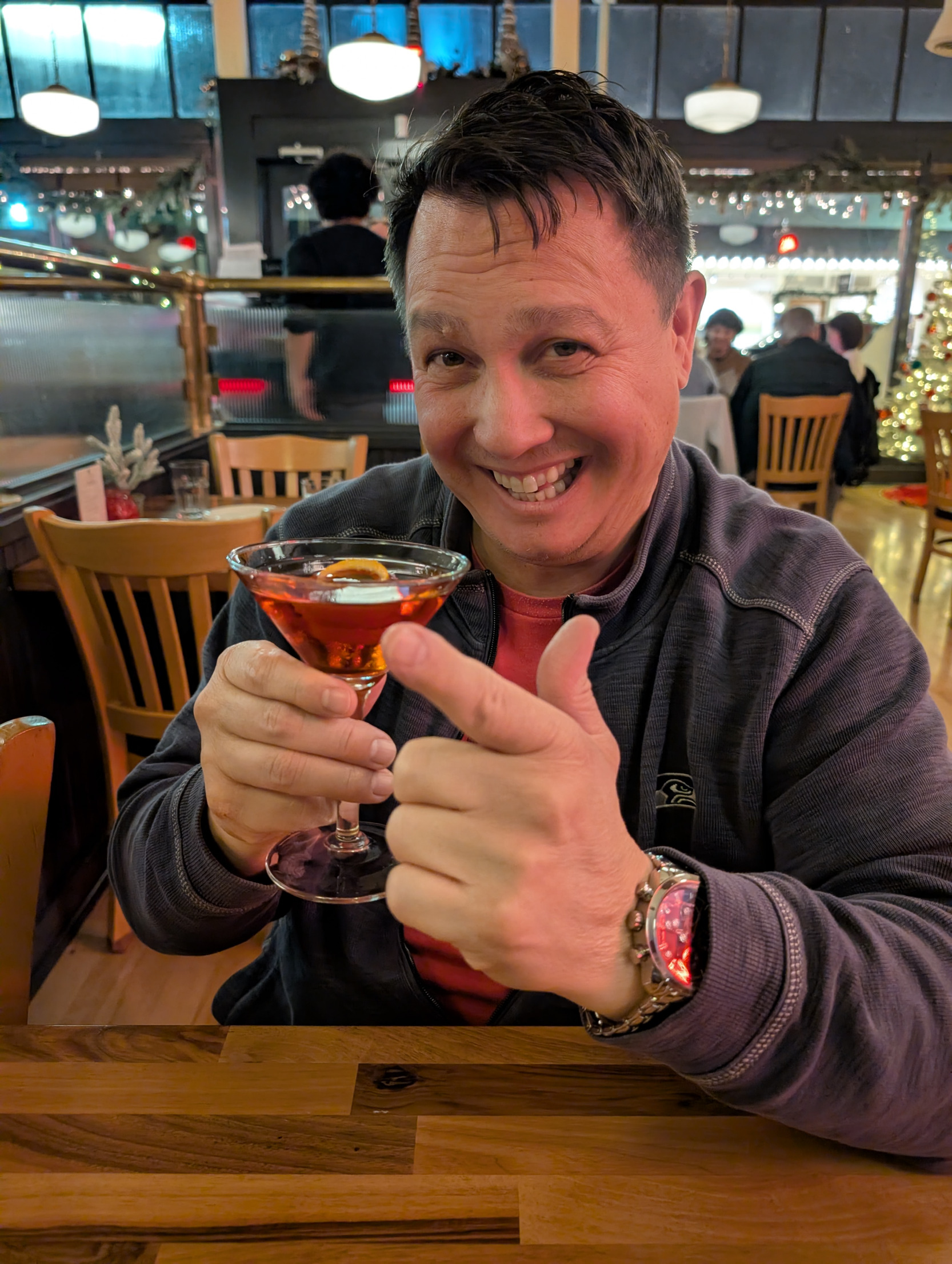 High Quality Jj at happy hour Blank Meme Template