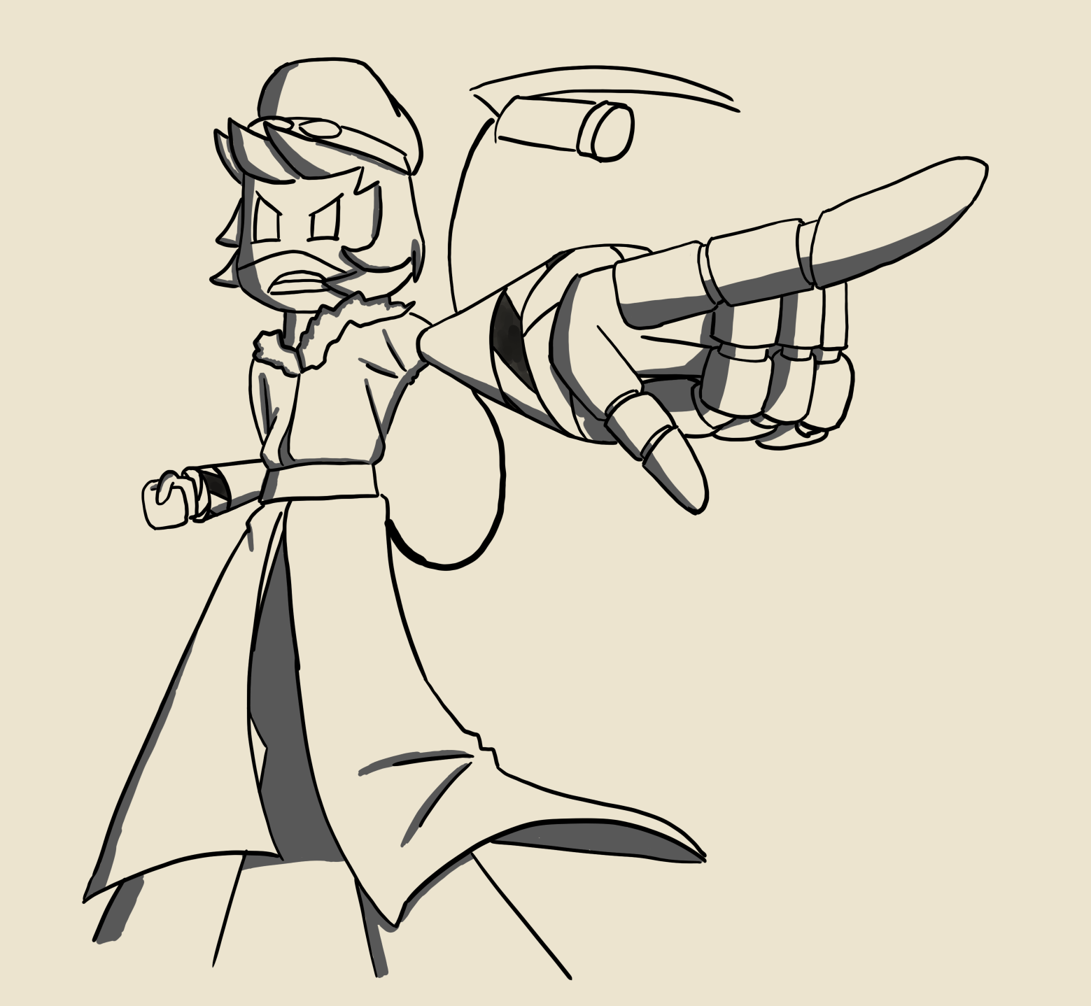 N angry point Blank Meme Template