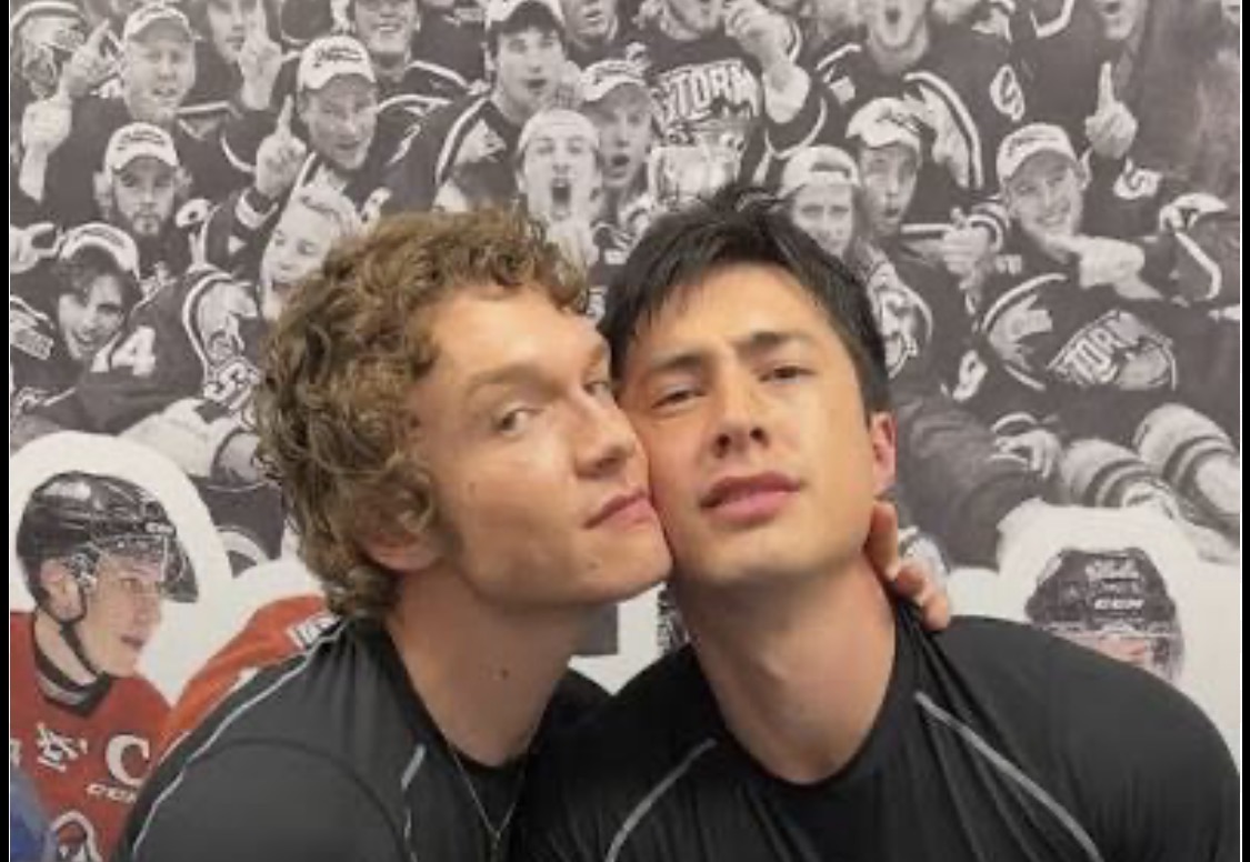 Heated Rivalry Blank Meme Template