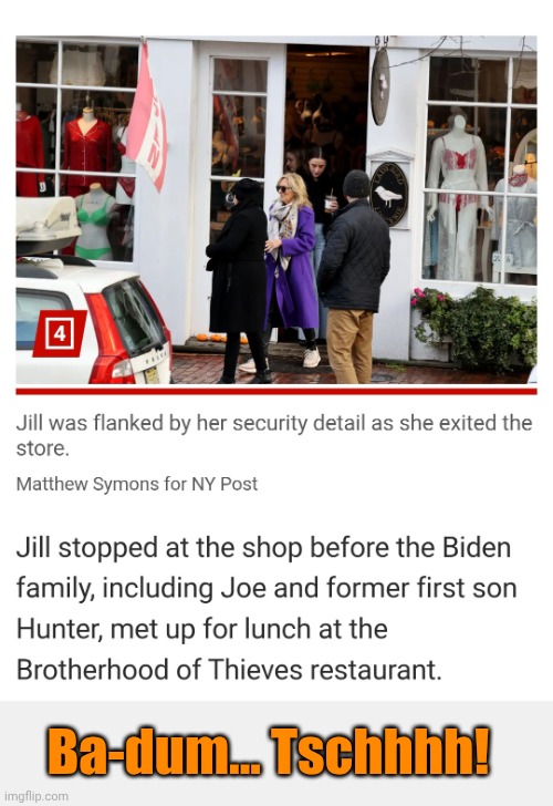 They met up for lunch WHERE?!? | Ba-dum... Tschhhh! | made w/ Imgflip meme maker