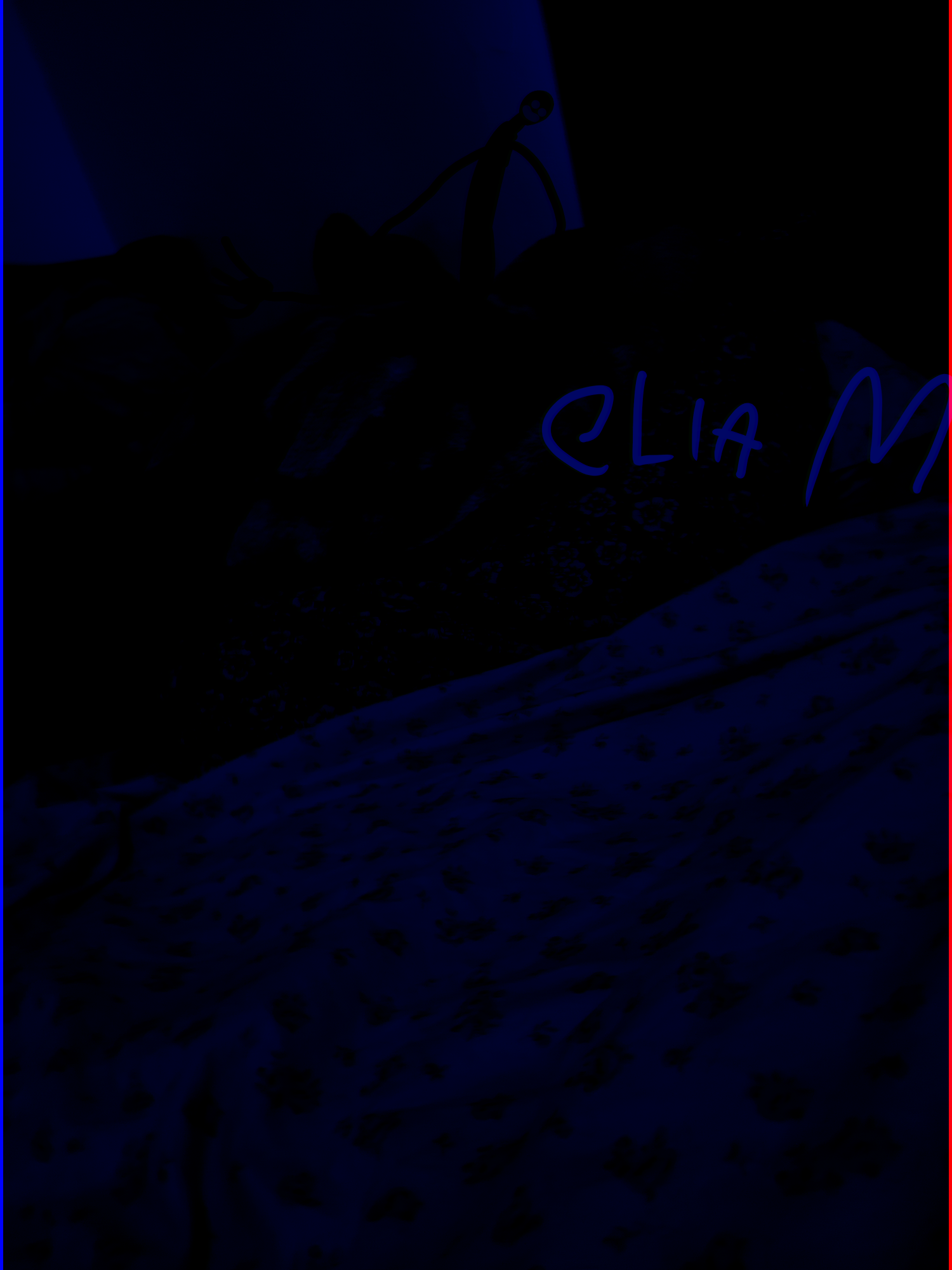 Blue long Blank Meme Template