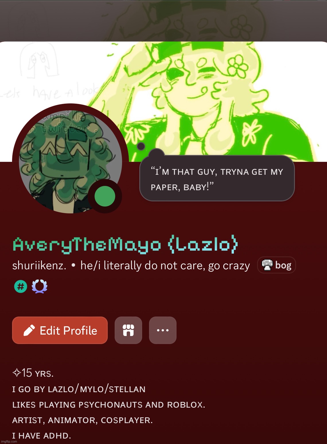 why does ts blud like avery. d3r is obviously the better character. im gonna throw rocks at him. | made w/ Imgflip meme maker