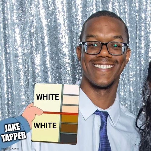 this ... is CNN | WHITE; WHITE; JAKE TAPPER | image tagged in political meme,cnn,cnn fake news,racism | made w/ Imgflip meme maker