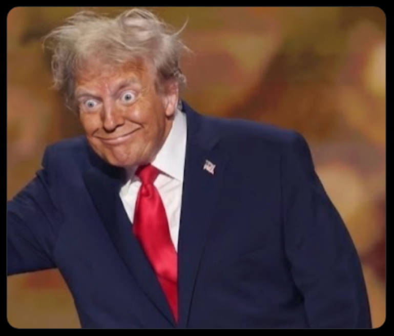 Trump Scared Blank Meme Template