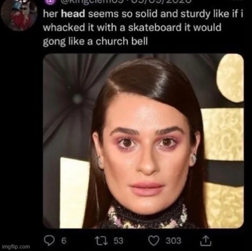 image tagged in head,solid,sturdy,skateboard,bell,church bell | made w/ Imgflip meme maker