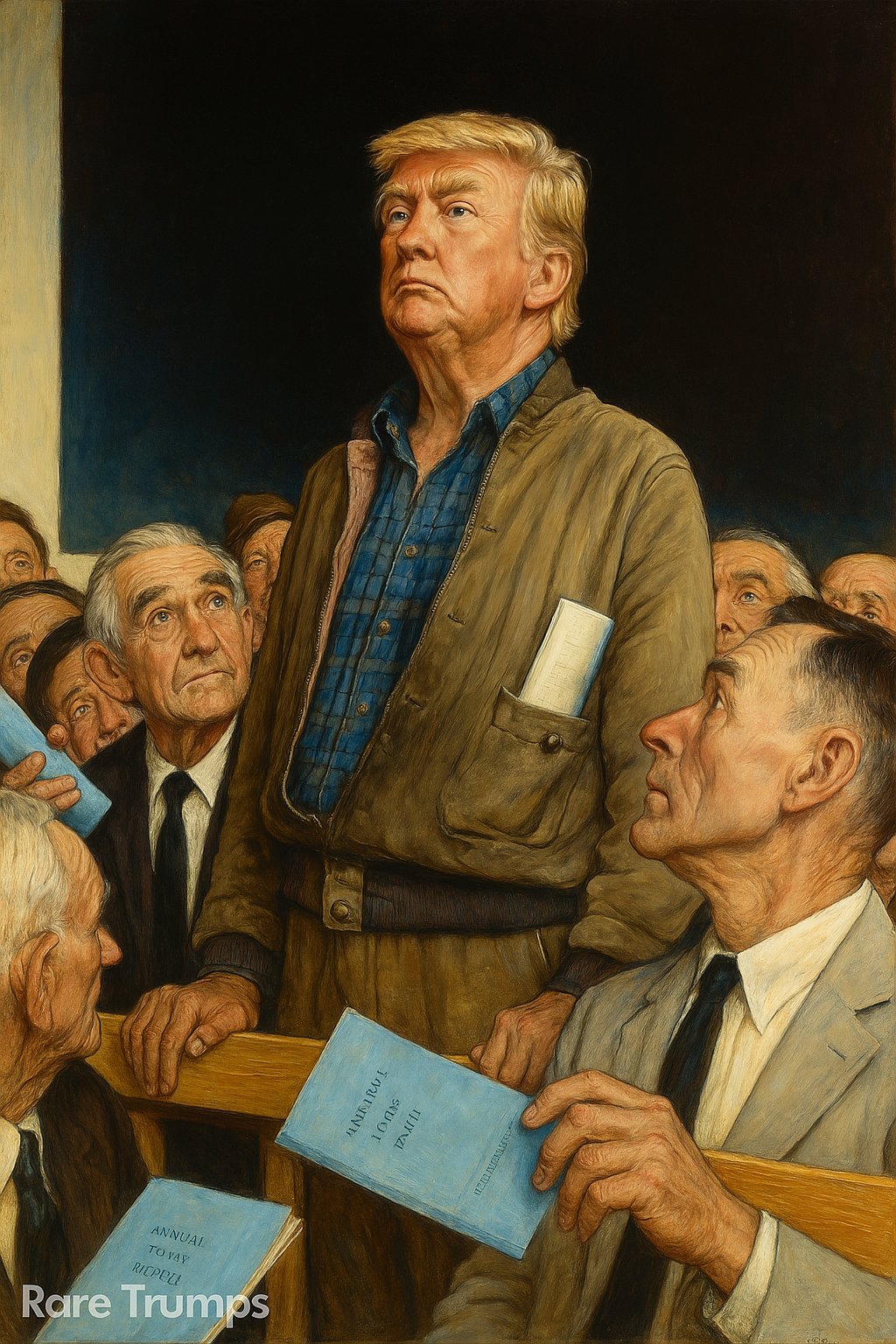 Rockwell Trump Blank Meme Template