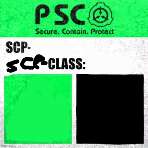 PSC SAFE Blank Meme Template