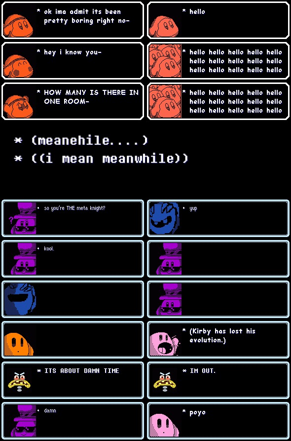 waiter, more kirby textboxes please! | made w/ Imgflip meme maker
