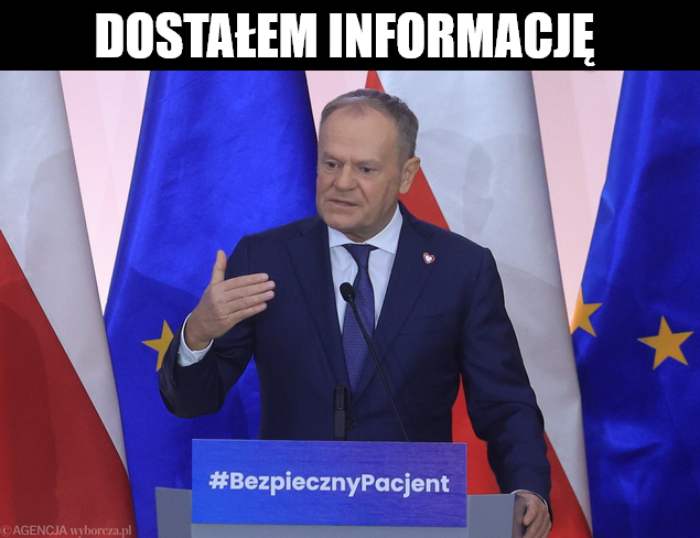 Dostałem informację Blank Meme Template