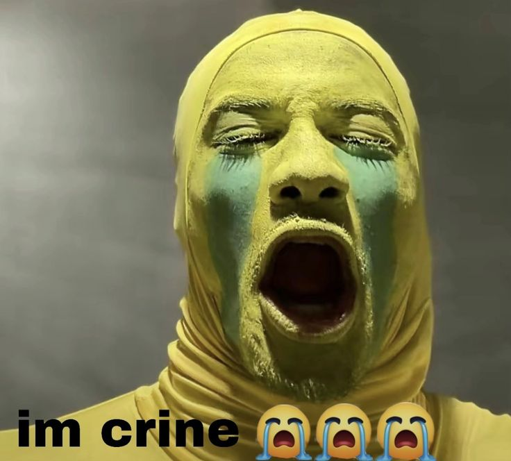 High Quality im crine Blank Meme Template