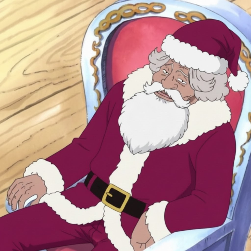 Santa Claus Of One Piece Blank Meme Template
