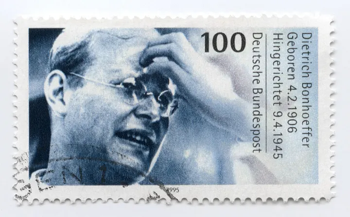 Dietrich Bonhoeffer German stamp Blank Meme Template