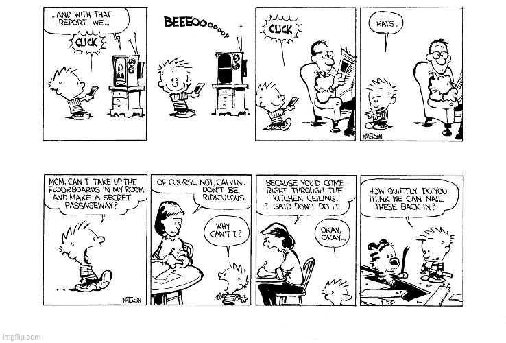 image tagged in calvin and hobbes,comics | made w/ Imgflip meme maker