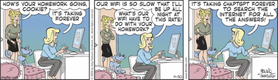 Blondie | image tagged in comics | made w/ Imgflip meme maker