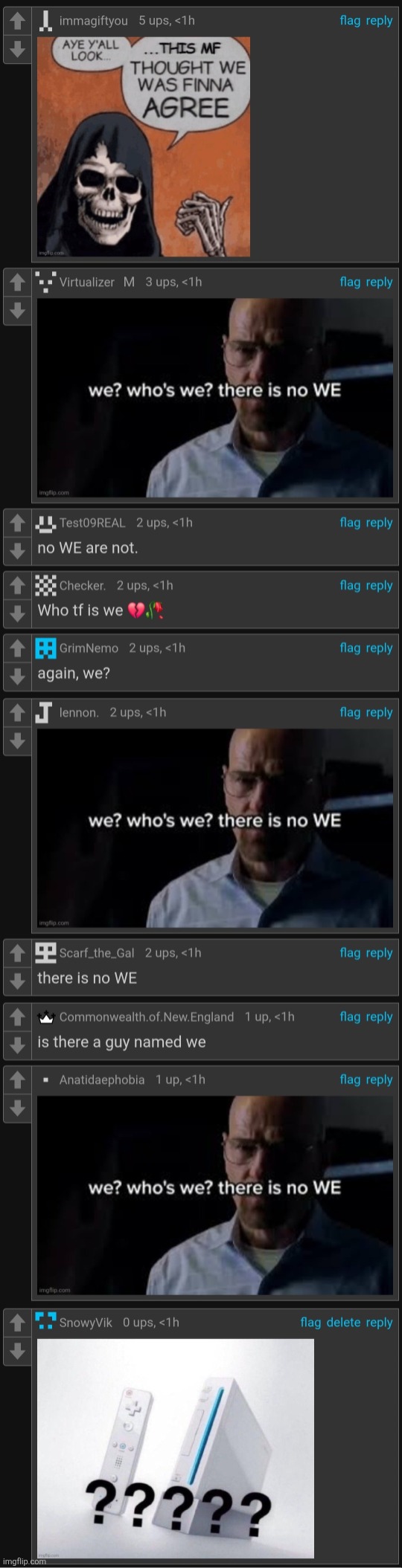 Who's We | image tagged in who's we | made w/ Imgflip meme maker